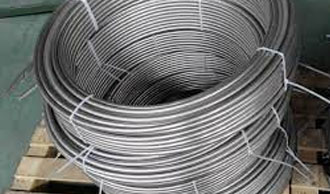 3/8 coiled stainless steel tubing