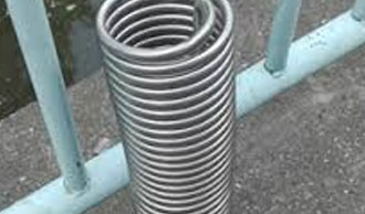 316 welded spiral heat exchanger stainless steel cooling coil tube