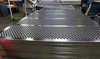 black Stainless Steel perforated Sheet